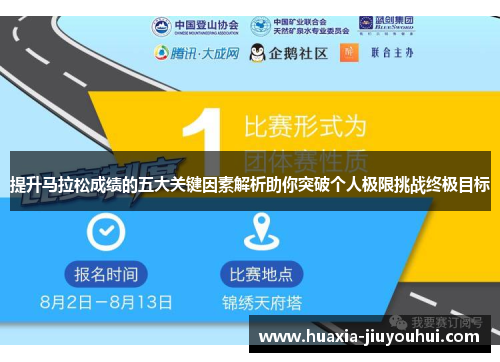 提升马拉松成绩的五大关键因素解析助你突破个人极限挑战终极目标